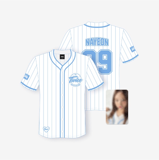 [PRE-ORDER] TWICE - 2024 'HOME 9ROUND' Official Fanmeet MD - Baseball Uniform