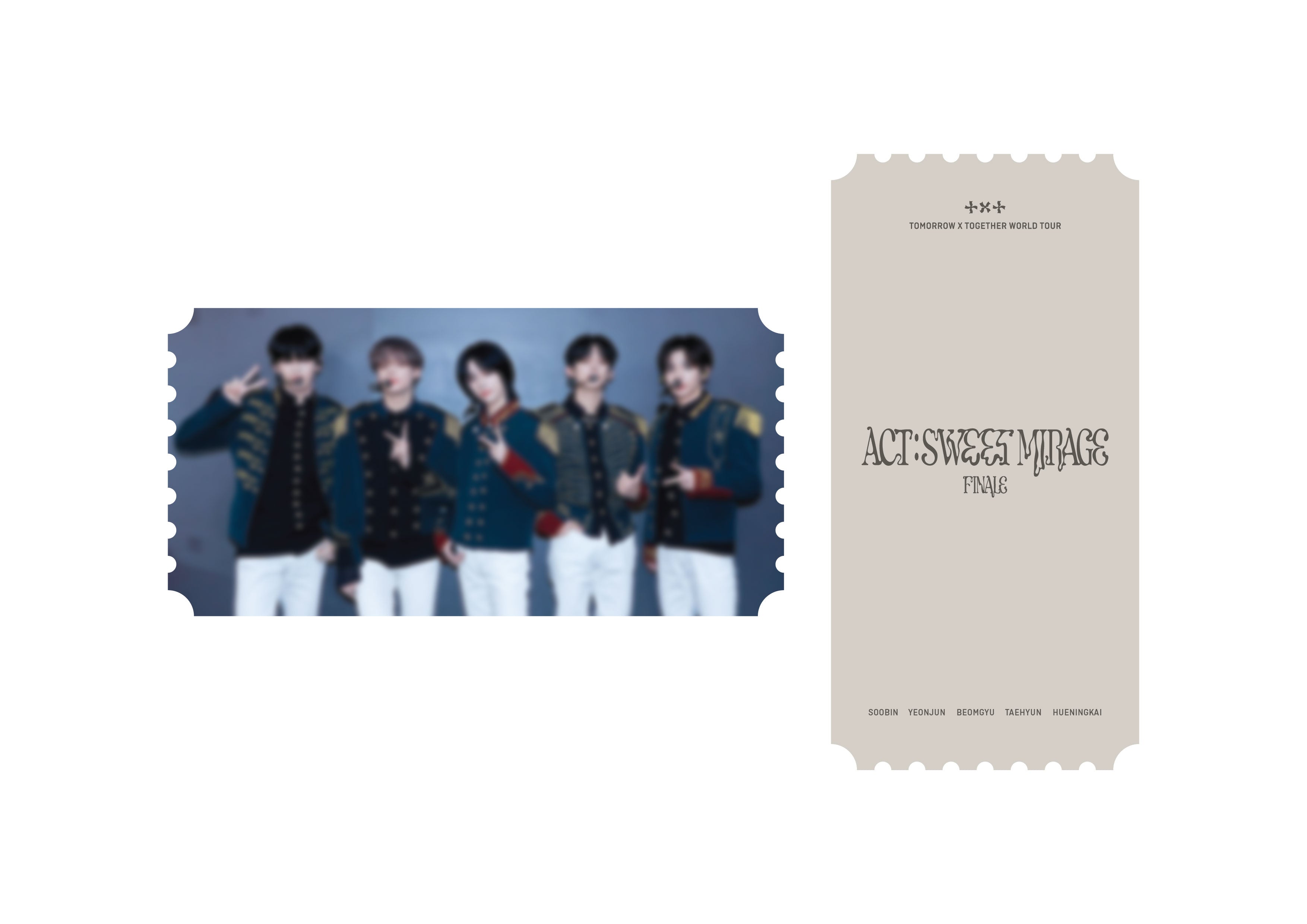 TXT - 'WORLD TOUR < ACT : SWEET MIRAGE > FINALE' (Digital Code V –  KLOUD K-Pop Store