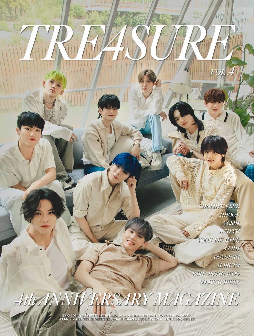 [FINAL SALE] TREASURE - 4th Anniversary Magazine (Vol. 4) (Digital Code)