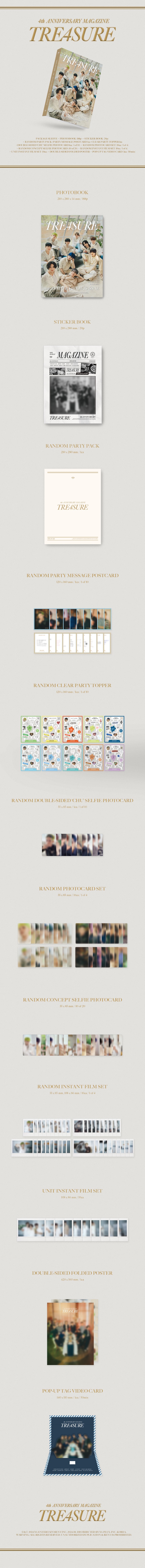 [FINAL SALE] TREASURE - 4th Anniversary Magazine (Vol. 4) (Digital Code)