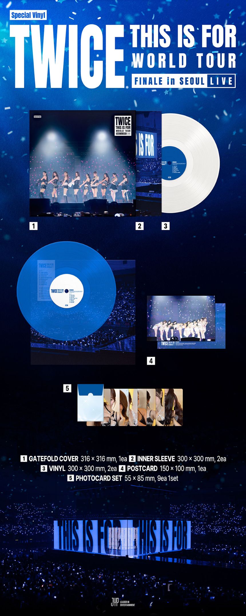 [PRE-ORDER] TWICE - 'THIS IS FOR' WORLD TOUR FINALE in SEOUL - LIVE (Special LP Ver.)