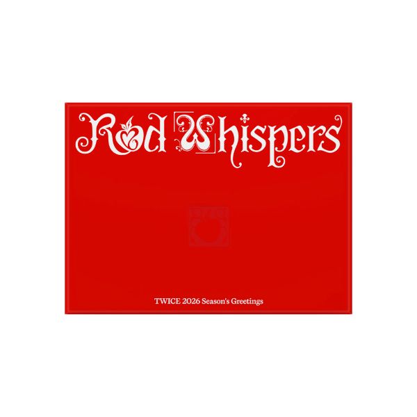 [PRE-ORDER] TWICE - 2026 SEASON'S GREETINGS 'RED WHISPERS' + Photocard Set POB