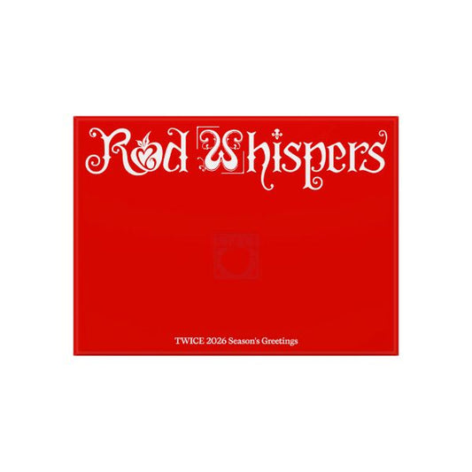 [PRE-ORDER] TWICE - 2026 SEASON'S GREETINGS 'RED WHISPERS' + Photocard Set POB
