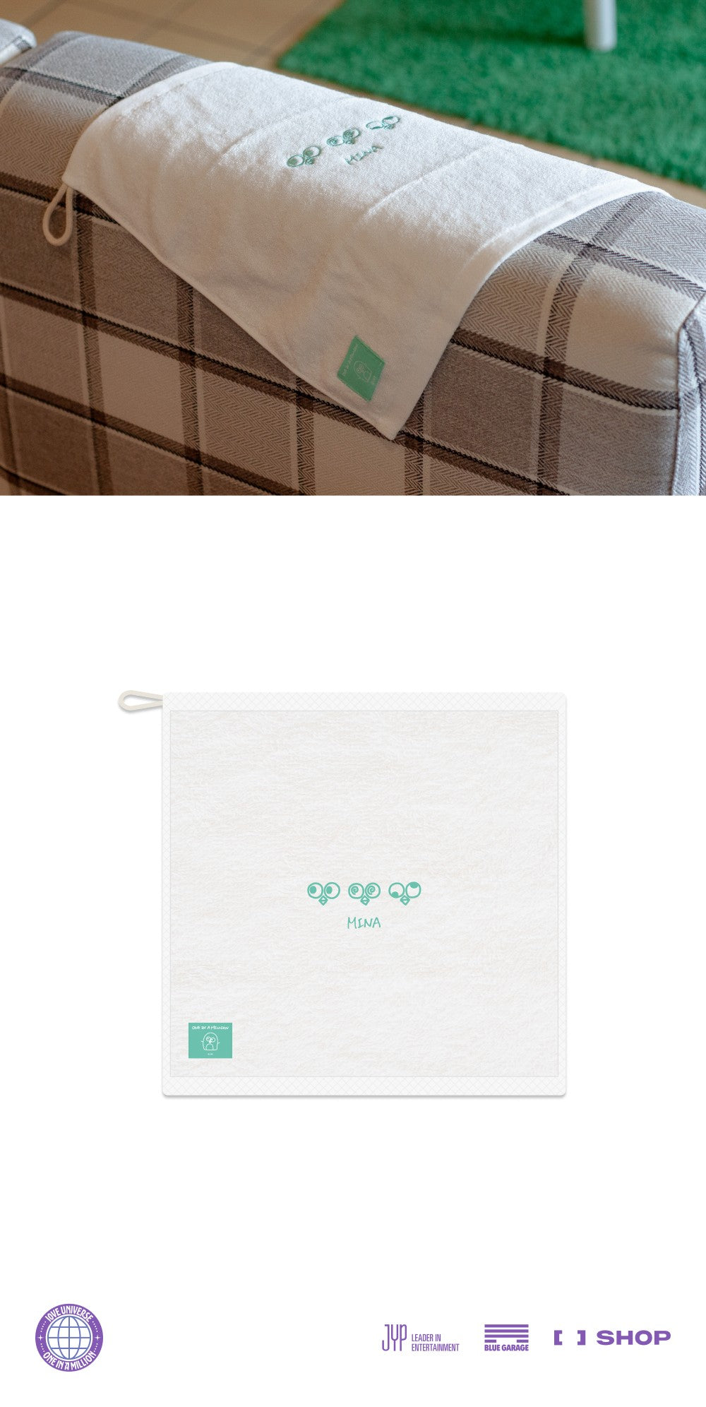 [PRE-ORDER] TWICE - 2025 TWICE FANMEETING '10VE UNIVERSE' - Mina Hand Towel