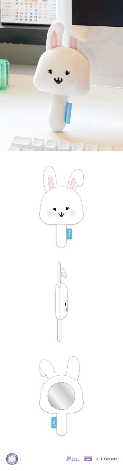 [PRE-ORDER] TWICE - 2025 TWICE FANMEETING '10VE UNIVERSE' - Nayeon Plush Hand Mirror