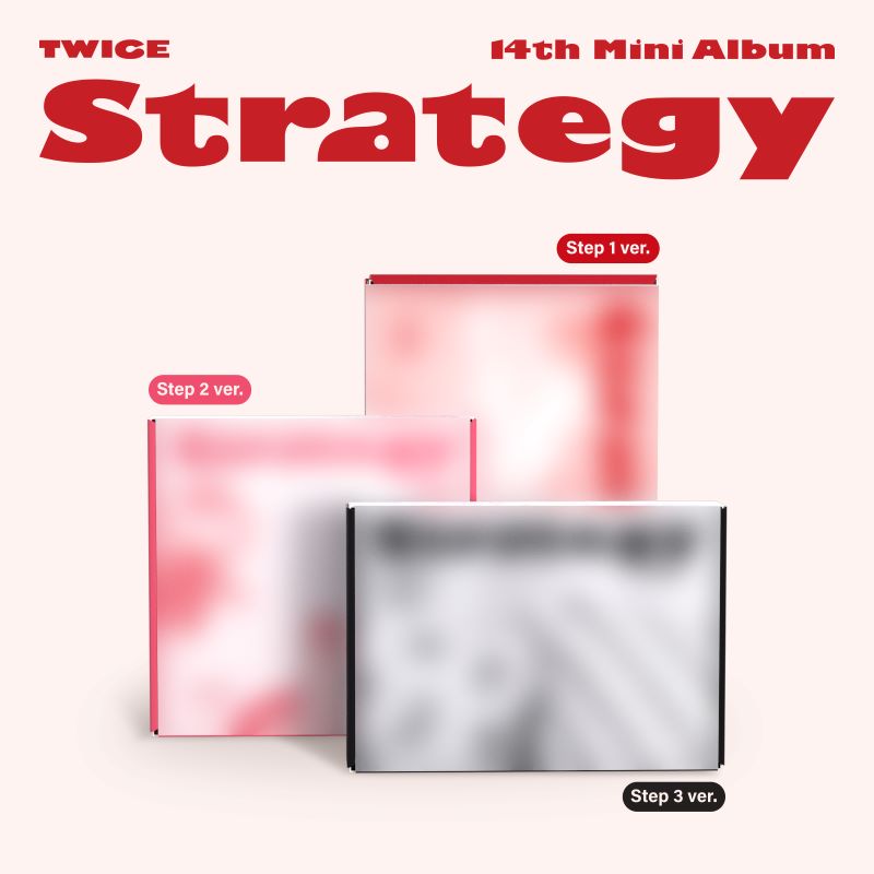 [PRE-ORDER] TWICE - 14th Mini-Album 'STRATEGY' (Standard Version) + Apple Music POB Photocard