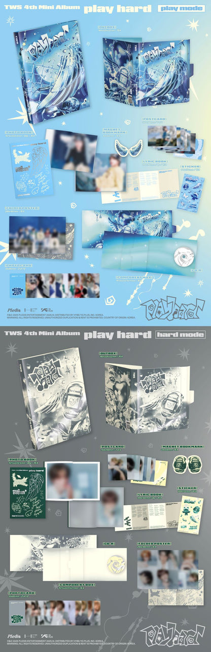 [PRE-ORDER] TWS - 4th Mini Album 'play hard' (Standard ver.) + Apple Music Photocard POB