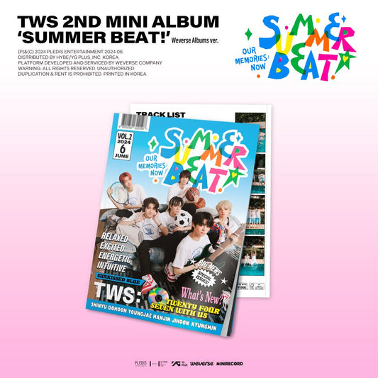 TWS - 2nd Mini-Album 'SUMMER BEAT!' (Weverse Albums Version)