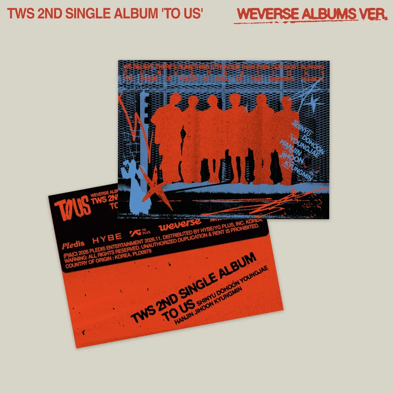 [PRE-ORDER] TWS - 2nd Single Album 'TO US' (Weverse Albums Ver.)