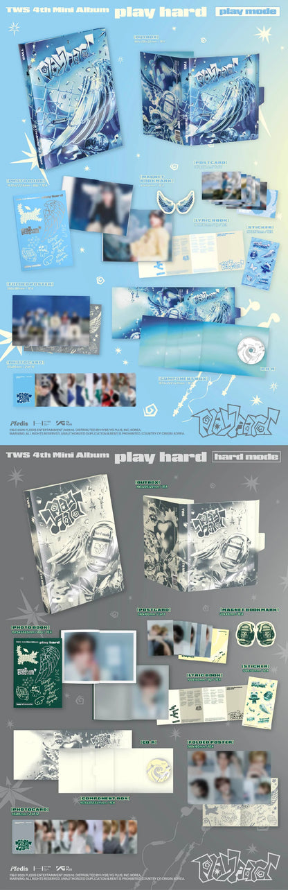 [PRE-ORDER] TWS - 4th Mini Album 'play hard' (Standard ver.) (hello82 [POP-UP Excl.])