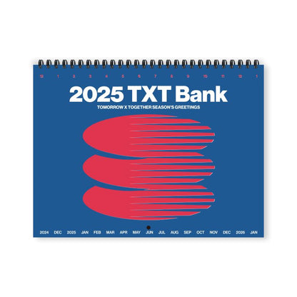 [PRE-ORDER] TXT - 2025 Season's Greetings 'TXT BANK' (Wall Calendar)