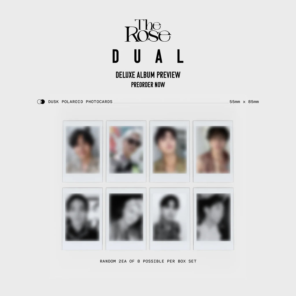 THE ROSE - 2nd Full Album 'DUAL' (Deluxe Box Album) (DUSK Version)