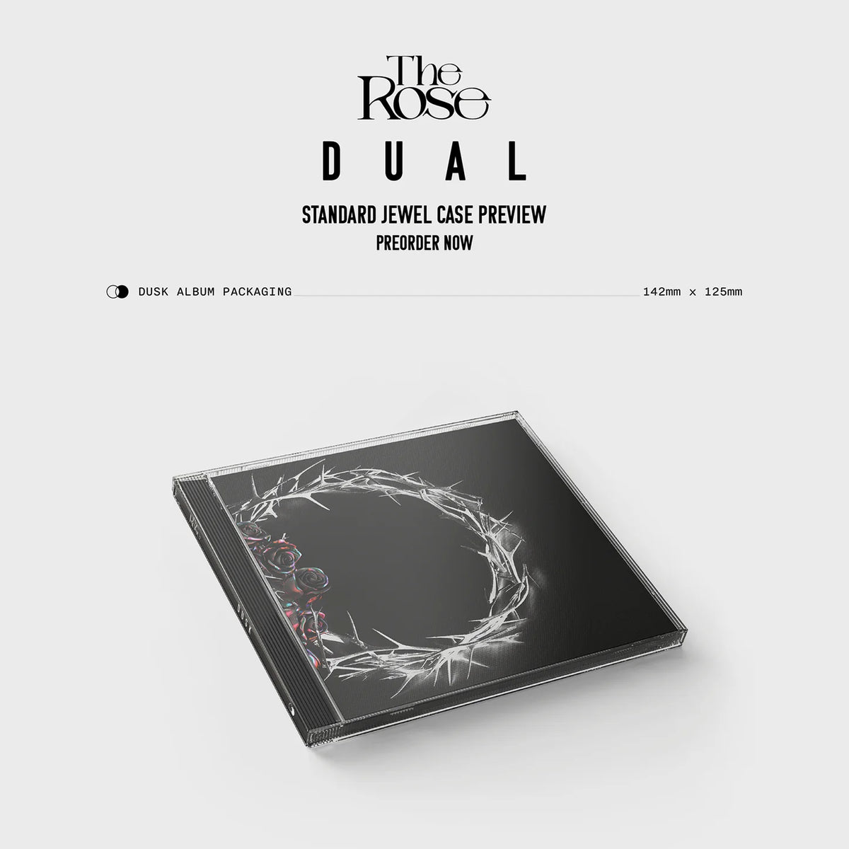 THE ROSE - 2nd Full Album 'DUAL' (Jewel Case) (DUSK Version)