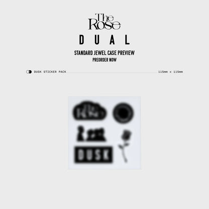 THE ROSE - 2nd Full Album 'DUAL' (Jewel Case) (DUSK Version)