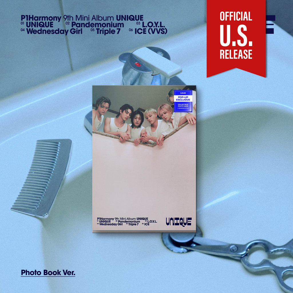 P1Harmony - 9th Mini Album 'Unique' (Standard ver.) (hello82 [POP-UP Exclusive])