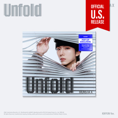 MONSTA X - 'Unfold' (Digipak ver.) (hello82 [POP-UP Exclusive])