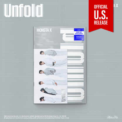 MONSTA X - 'Unfold' (Photobook ver.) (hello82 [POP-UP Exclusive])