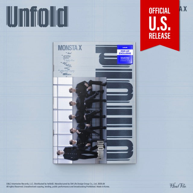 MONSTA X - 'Unfold' (Photobook ver.) (hello82 [POP-UP Exclusive])
