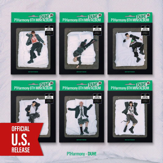 [PRE-ORDER] P1Harmony - 8th Mini-Album 'DUH!' (Compact Version) (POP-UP Exclusive)
