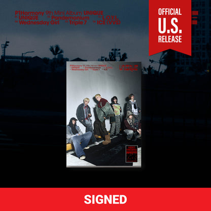 P1Harmony - 9th Mini Album 'Unique' (Standard ver.) (RANDOM MEMBER SIGNED)