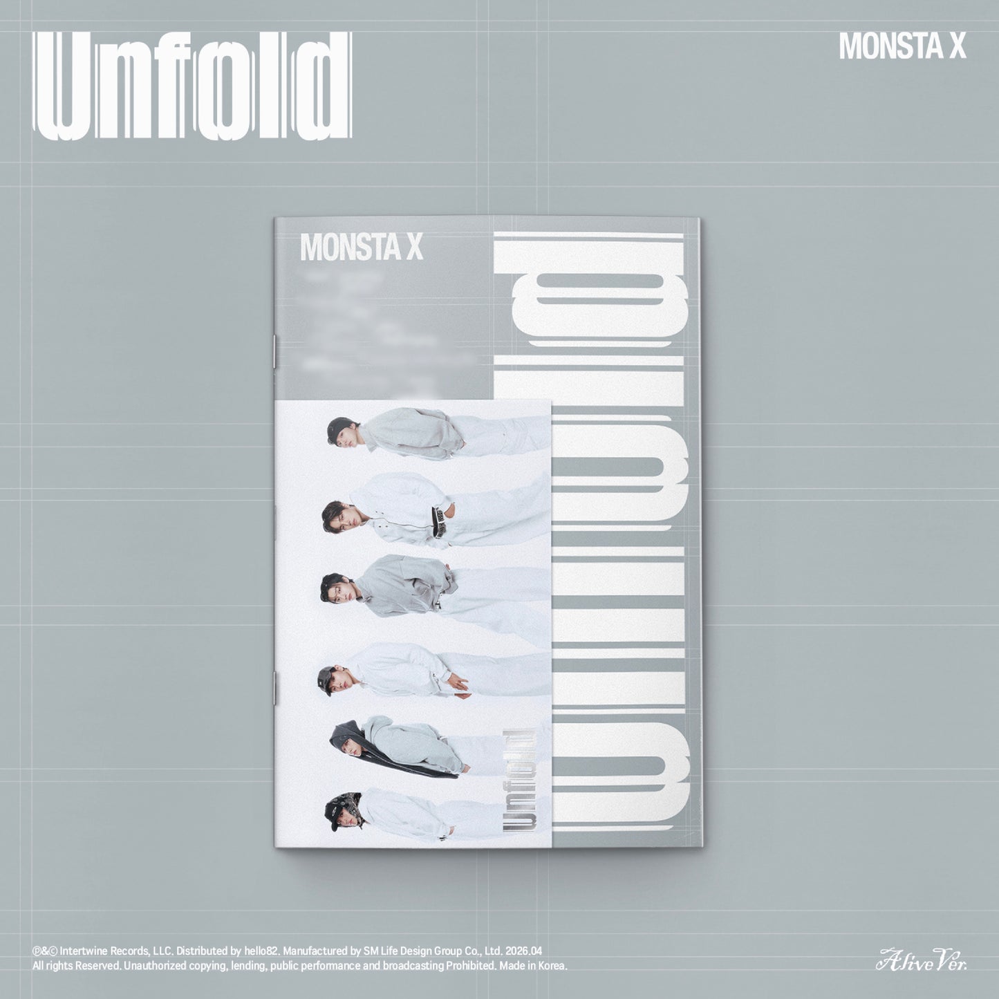 MONSTA X - 'Unfold' (Standard ver.) (RANDOM MEMBER SIGNED)
