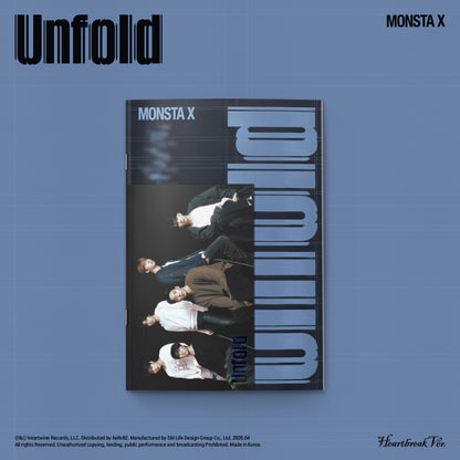 MONSTA X - 'Unfold' (Standard ver.) (RANDOM MEMBER SIGNED)