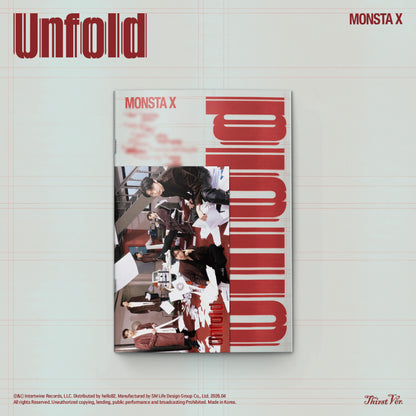 MONSTA X - 'Unfold' (Standard ver.) (RANDOM MEMBER SIGNED)