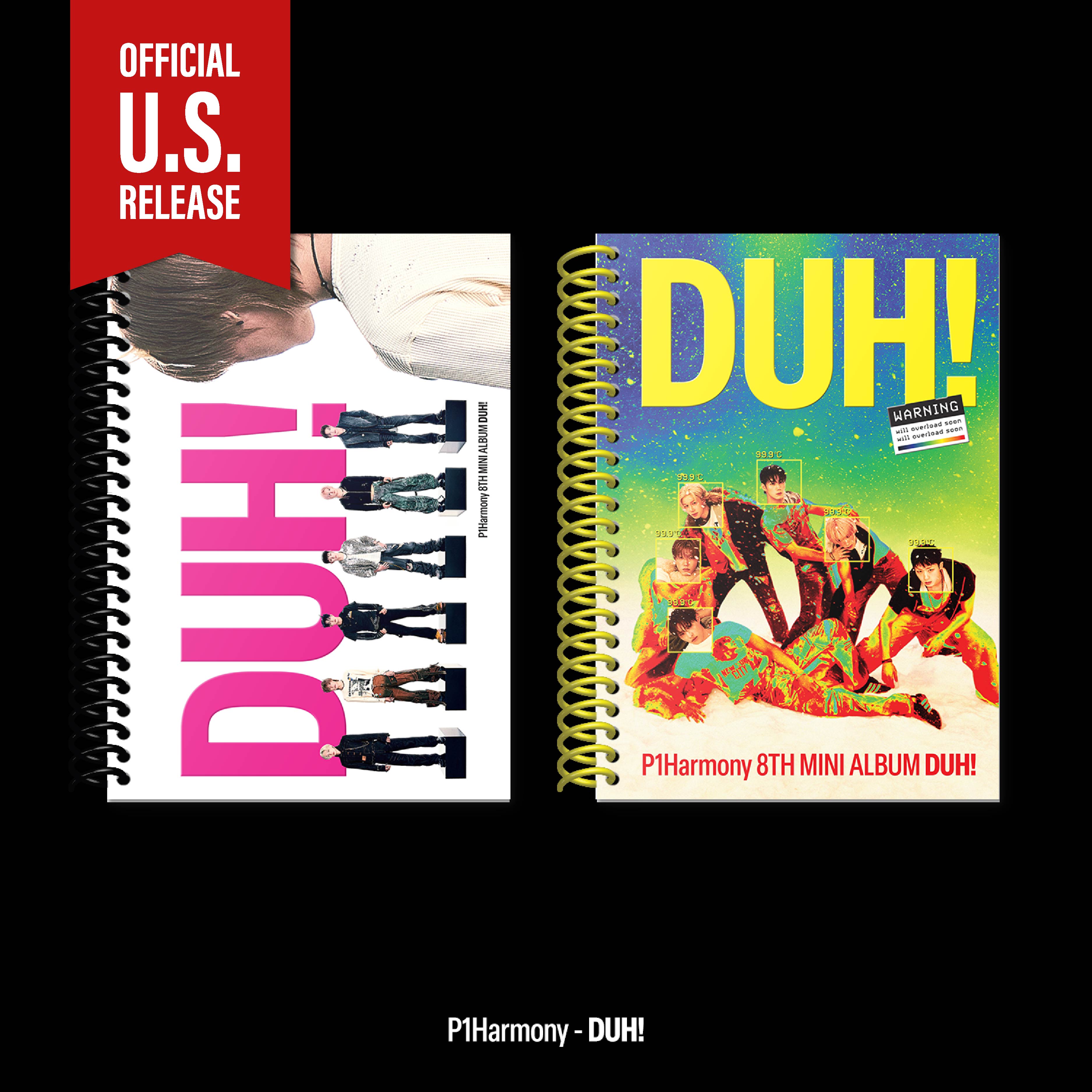 P1Harmony - 8th Mini-Album 'DUH!' (Photobook Version) [RANDOM