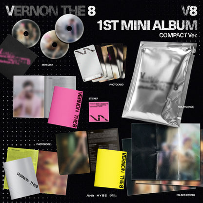 [PRE-ORDER] SEVENTEEN - VERNON THE8 (V8) - 1st Mini Album 'V8' (Compact ver.)