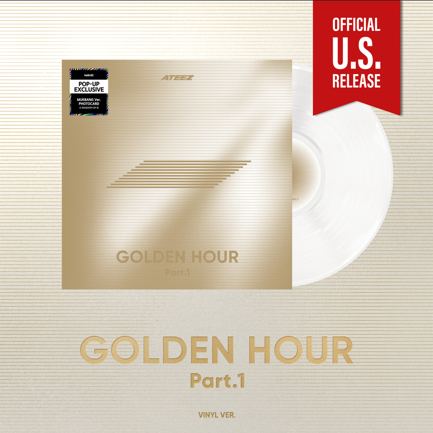 ATEEZ 에이티즈 - 'GOLDEN HOUR : Part 1' (Vinyl Version) (US Pop-up Exclusive)