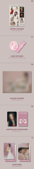 [FINAL SALE] JINI - 1st EP 'AN IRON HAND IN A VELVET GLOVE' (US Version) (Pop-up Exclusive)