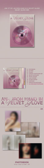 [FINAL SALE] JINI - 1st EP 'AN IRON HAND IN A VELVET GLOVE' [SIGNED ALBUM] (US Exclusive)