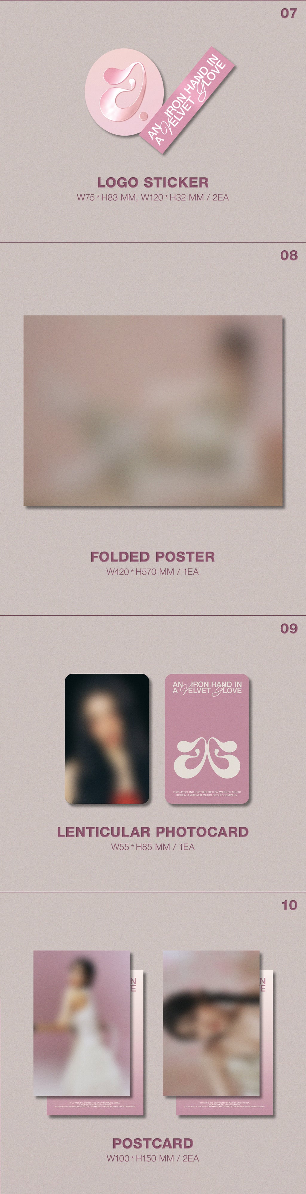 [FINAL SALE] JINI - 1st EP 'AN IRON HAND IN A VELVET GLOVE' [SIGNED ALBUM] (US Exclusive)