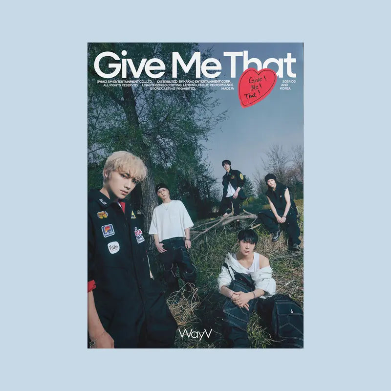 WayV - 5th Mini-Album 'Give Me That' (Photobook Version) + Apple Music POB Photocard