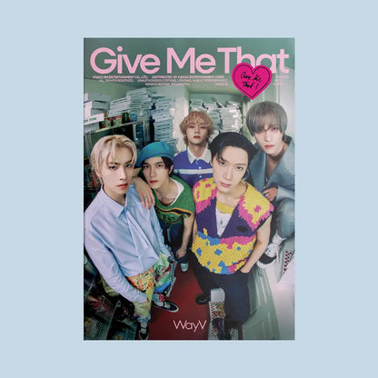 WayV - 5th Mini-Album 'Give Me That' (Photobook Version) + Apple Music POB Photocard