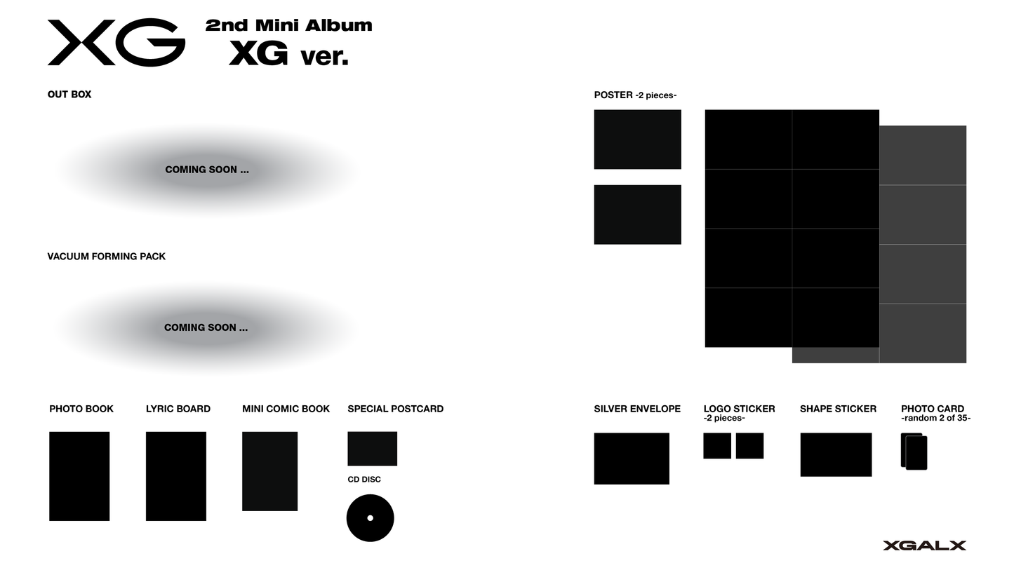 [PRE-ORDER] XG - 2nd Mini-Album 'SOMETHING AIN'T RIGHT' (XG Version) + Solo Trading Card Pack