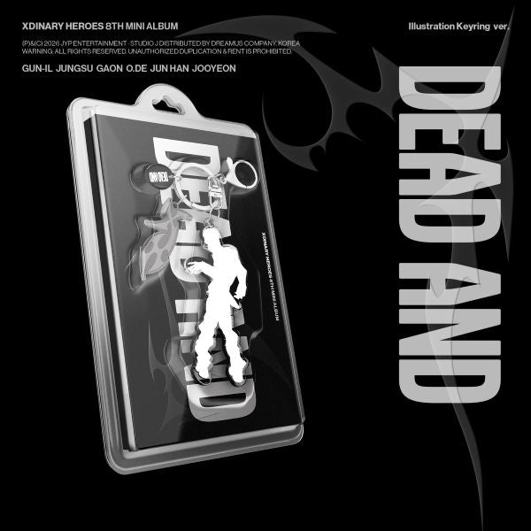 Xdinary Heroes - 8th Mini Album 'DEAD AND' (ILLUSTRATION KEYRING Ver.)