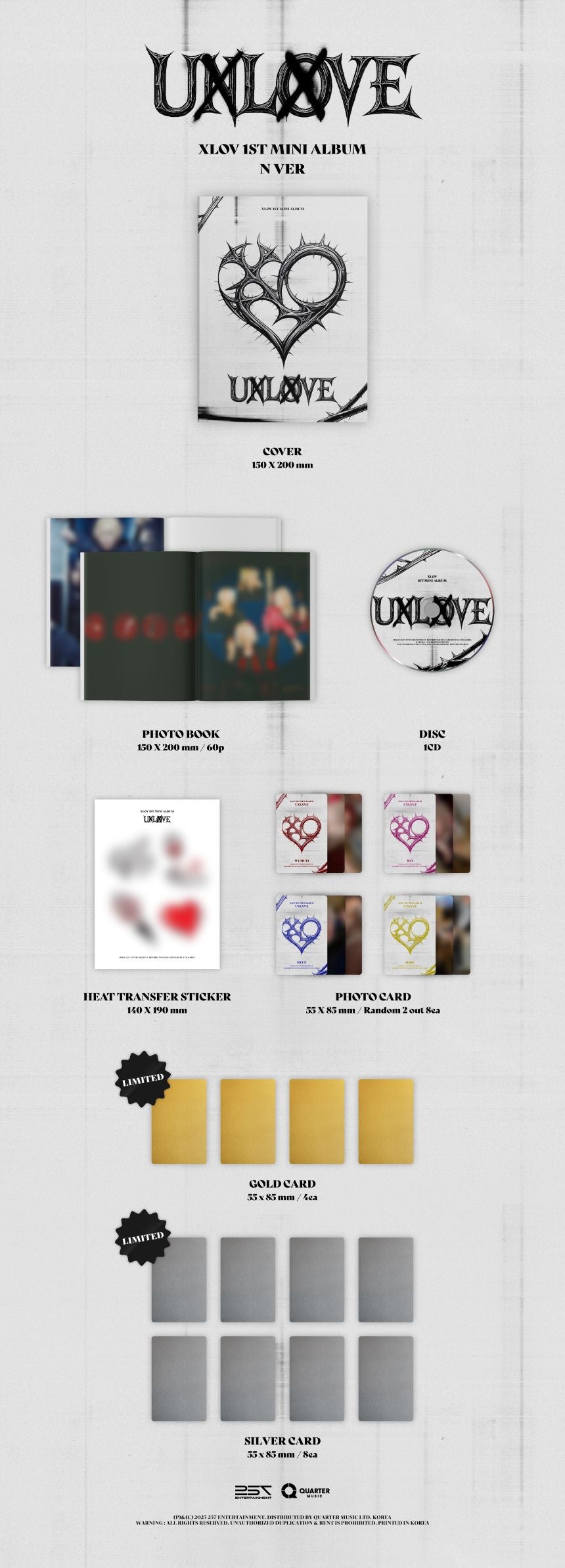 XLOV - 1st Mini Album 'UXLXVE'