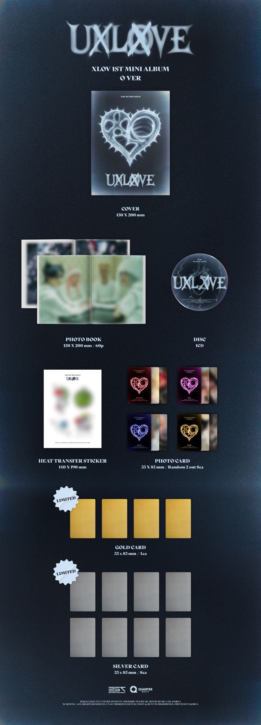 XLOV - 1st Mini Album 'UXLXVE'