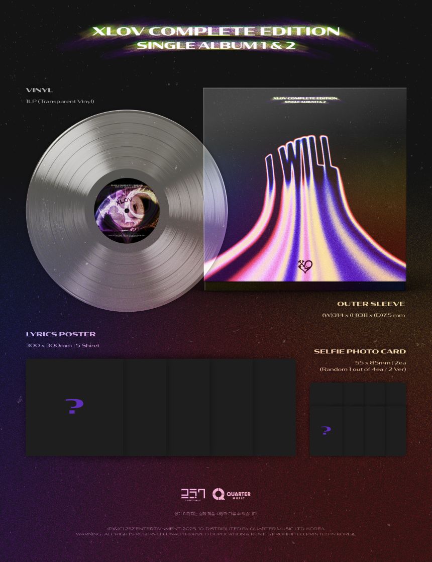 [PRE-ORDER] XLOV - I WILL (COMPLETE EDITION LP)