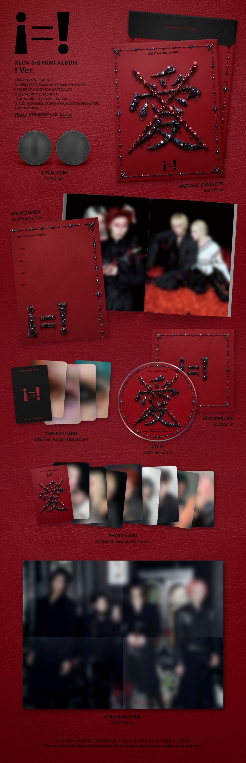 [PRE-ORDER] XLOV - The 3rd EP 'i=!' + Apple Music POB