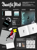 Xdinary Heroes - The 6th Mini-Album 'Beautiful Mind' (Photobook Version) + POB Photocard