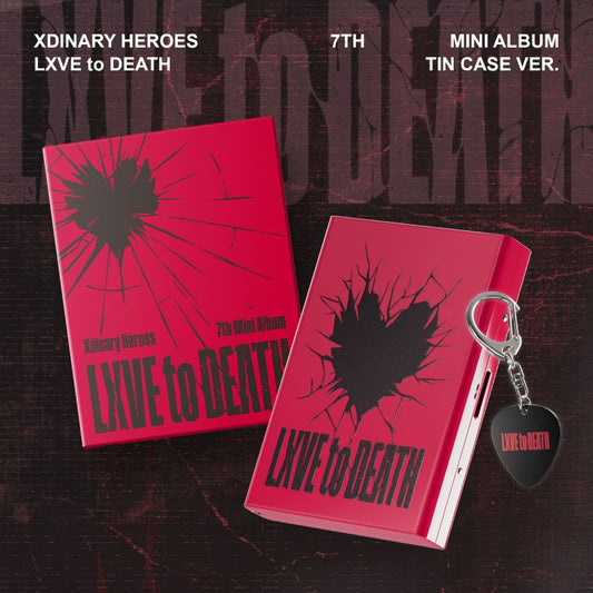[PRE-ORDER] Xdinary Heroes - 7th Mini Album 'LXVE to DEATH' (TIN CASE ver.)