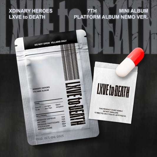 [PRE-ORDER] Xdinary Heroes - 7th Mini Album 'LXVE to DEATH' (PLATFORM ver.)
