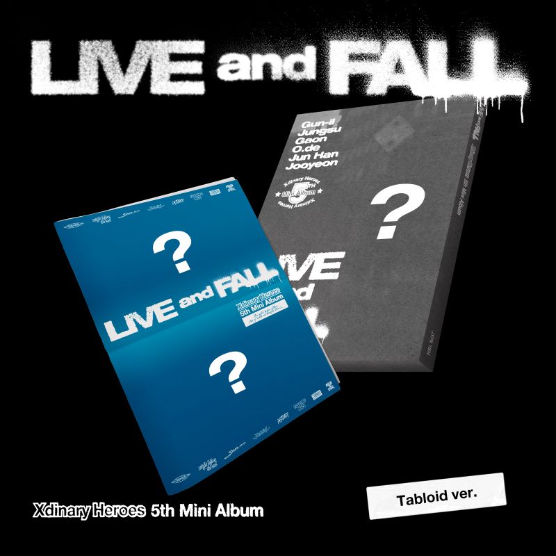 Xdinary Heroes - 5th Mini-Album 'LIVE and FALL' (Tabloid Version)