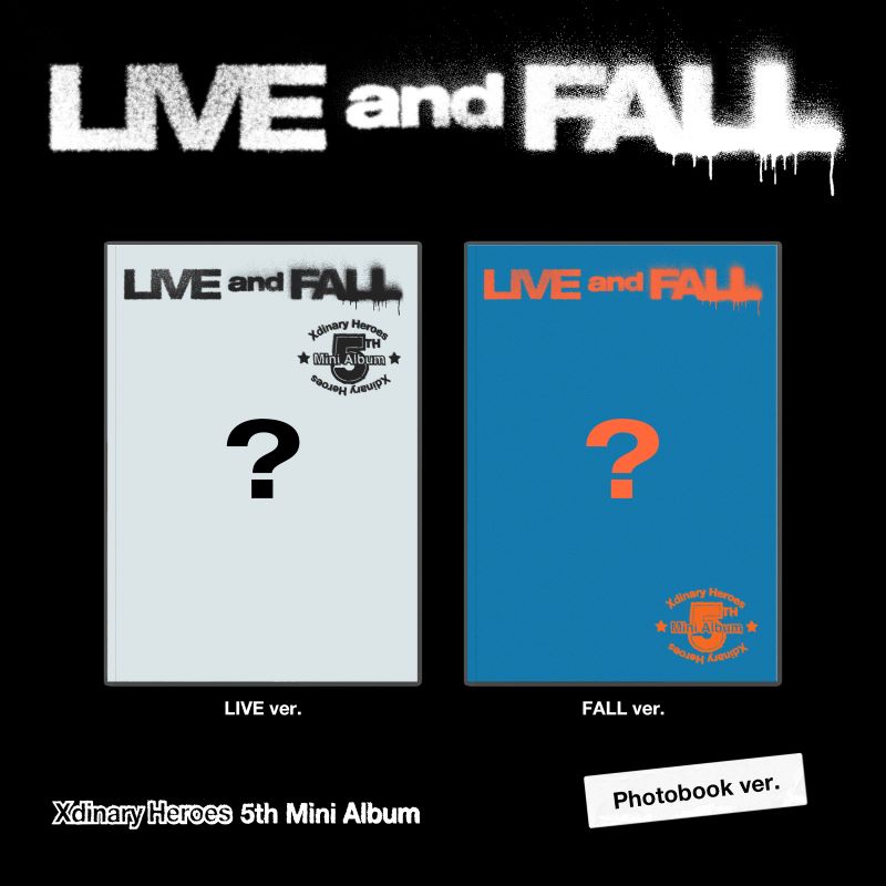 Xdinary Heroes - 5th Mini-Album 'LIVE and FALL' (Standard Version) + Soundwave POB Photocard