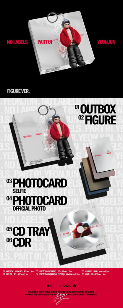 [PRE-ORDER] TXT - YEONJUN - NO LABELS: PART 01 (Figure Ver.)