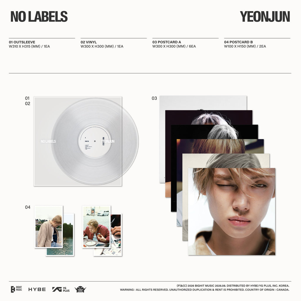 TXT - YEONJUN - 'NO LABELS: PART 02' (Vinyl ver.)