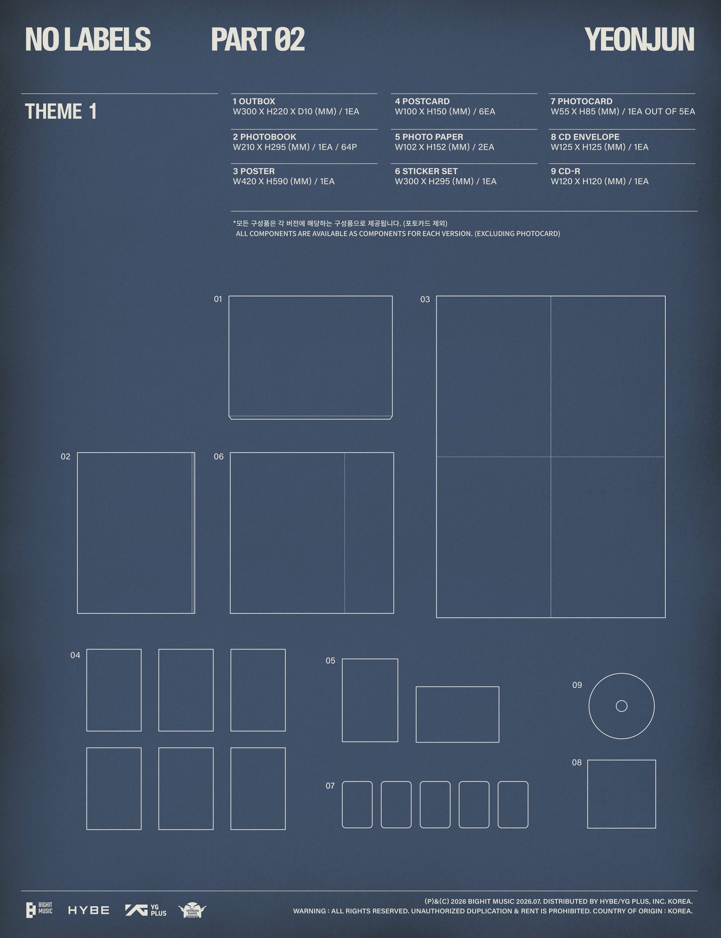 [PRE-ORDER] TXT - YEONJUN - 'NO LABELS: PART 02' (Photobook ver.) (SIGNED)