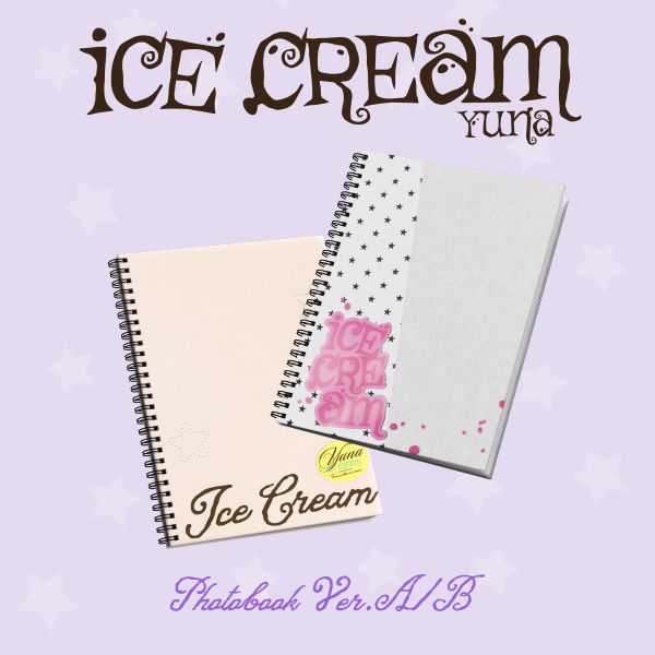 [PRE-ORDER] ITZY - YUNA - 'Ice Cream' (Photobook ver.)+ Apple Music Photocard POB